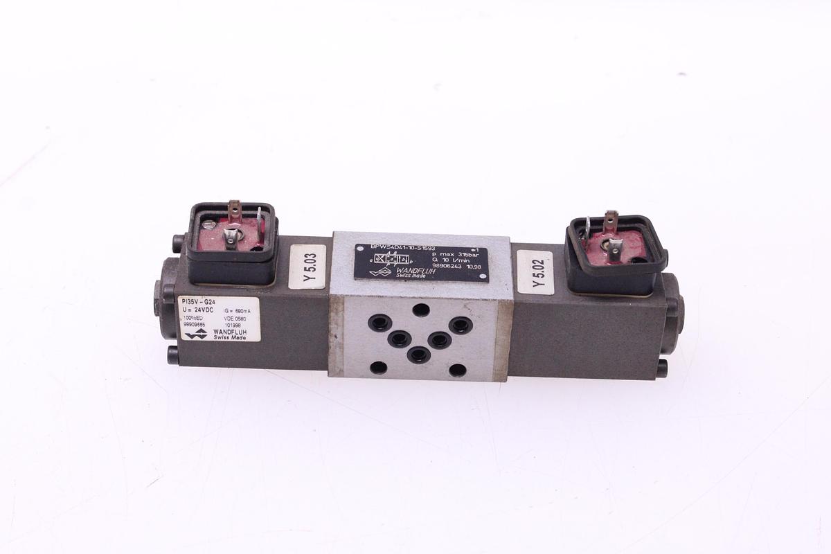 Usado Valvula Electromagnetica WANDFLUH BPWS4D41-10-S1593