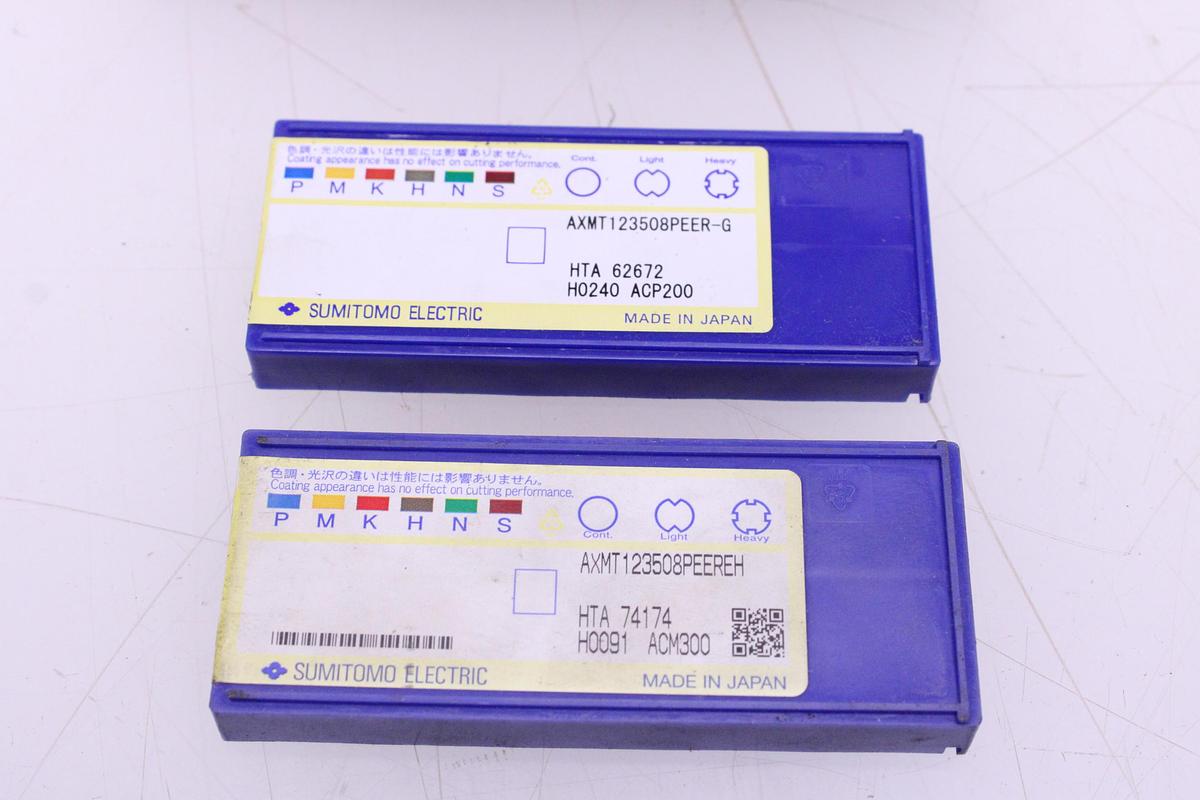 Usado Fresas + Plaquitas de Widia AXMT123508