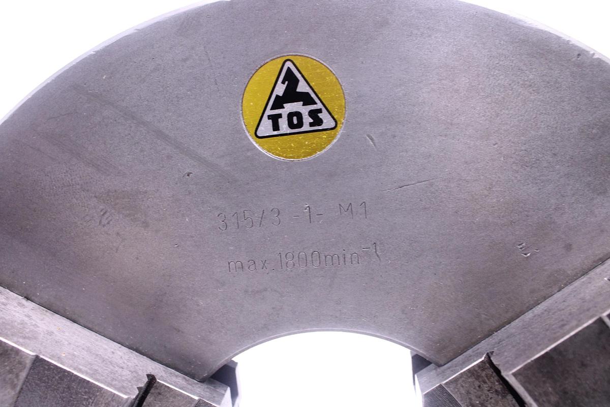 Usado Plato de Torno TOS 3 garras 315mm