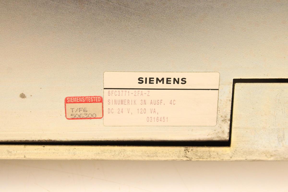 Usado Sistema Alimentación Integrado SIEMENS SINUMERIK 3 6FC3771-2FA-Z