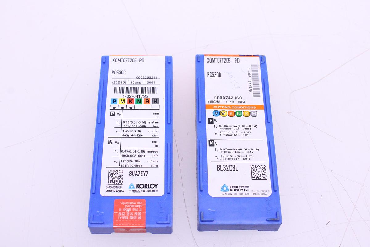 Usado Broca en U indexable y plaquitas de widia XOMT/SPMT07T