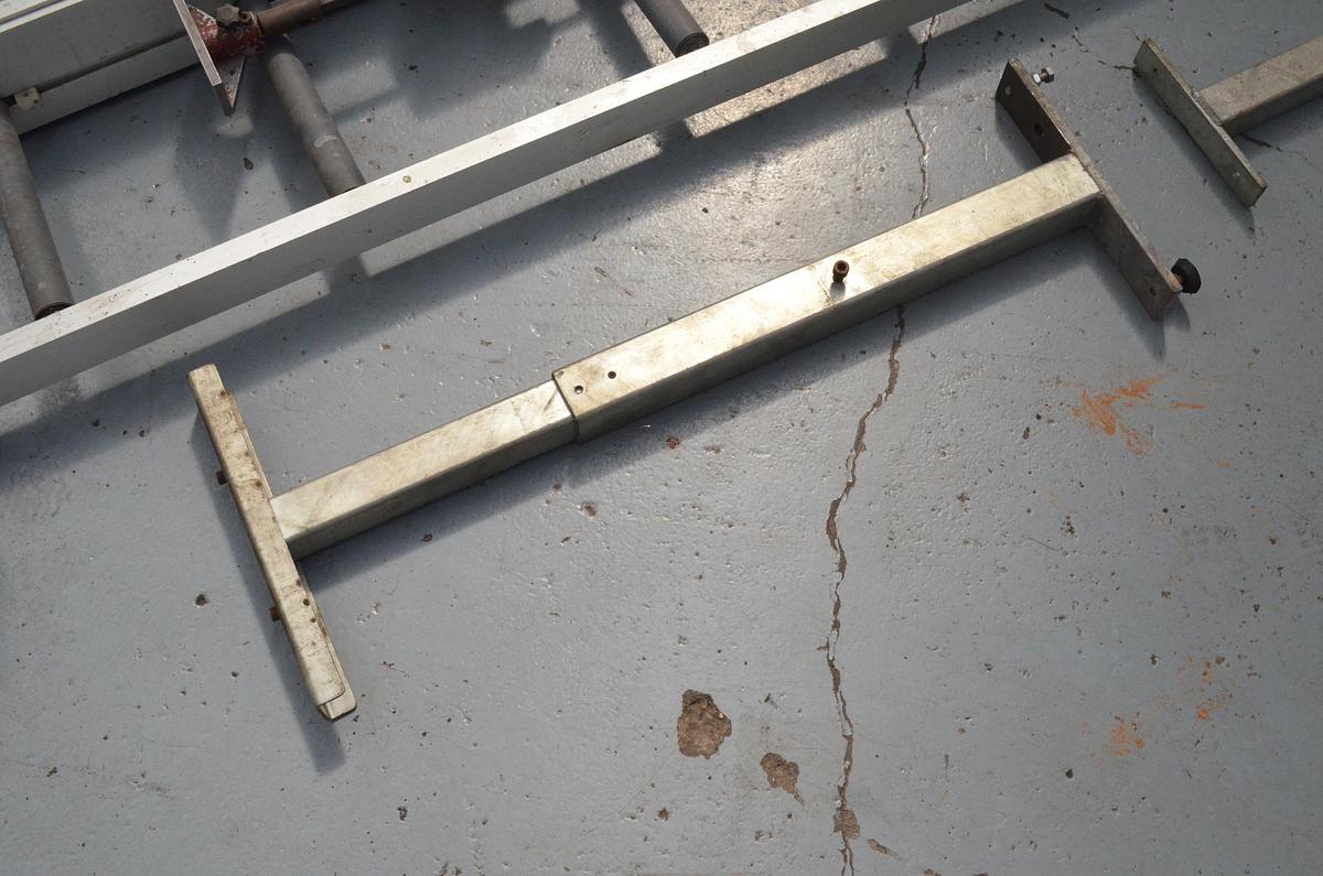Usado Tope medidor aluminio 4.5m para tronzadoras