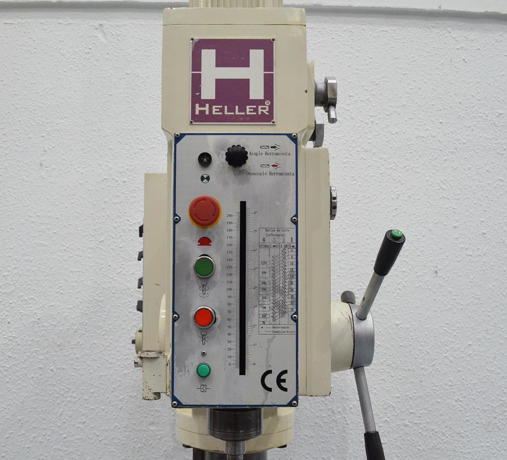 Usado Taladro columna engranajes Heller B-35E