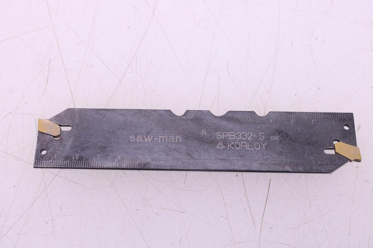 Usado Lama de Tronzado Korloy SPB332-S + Widias SP300