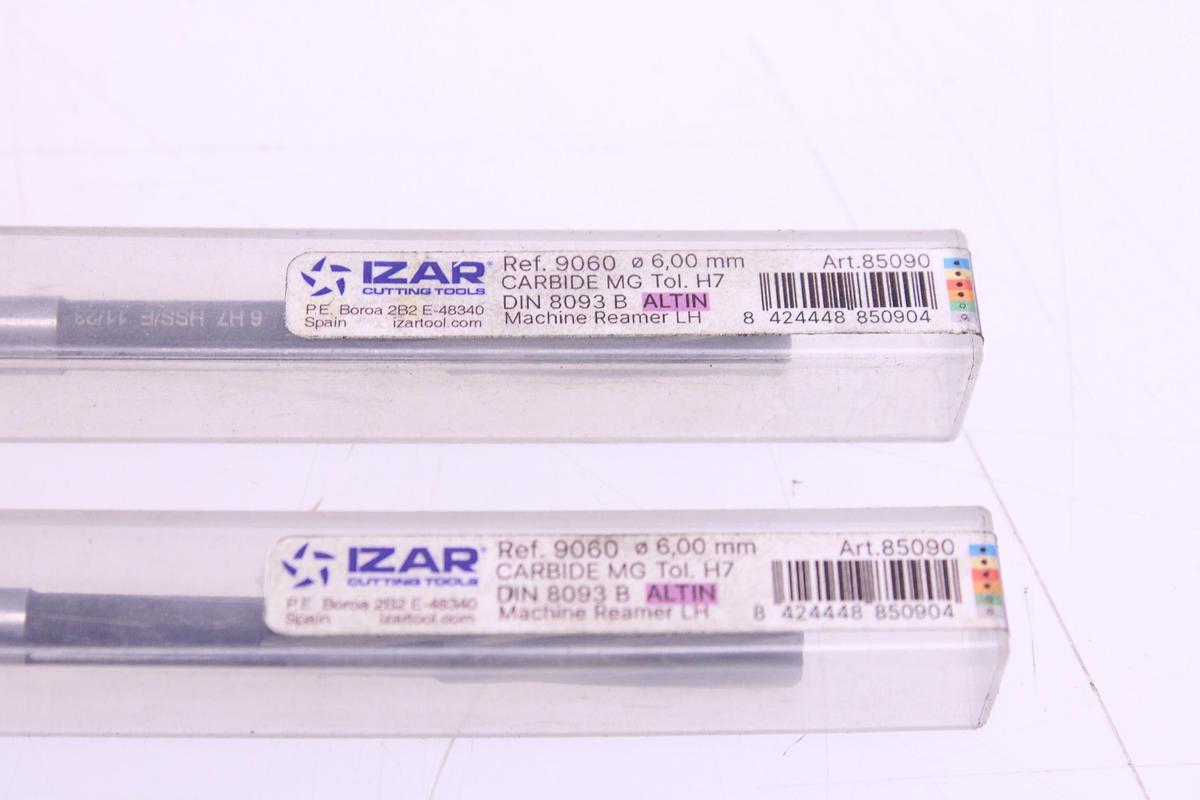Usado Escariadores Micrograno IZAR M6 DIN 8093-2-ALTIN - 2 Unidades