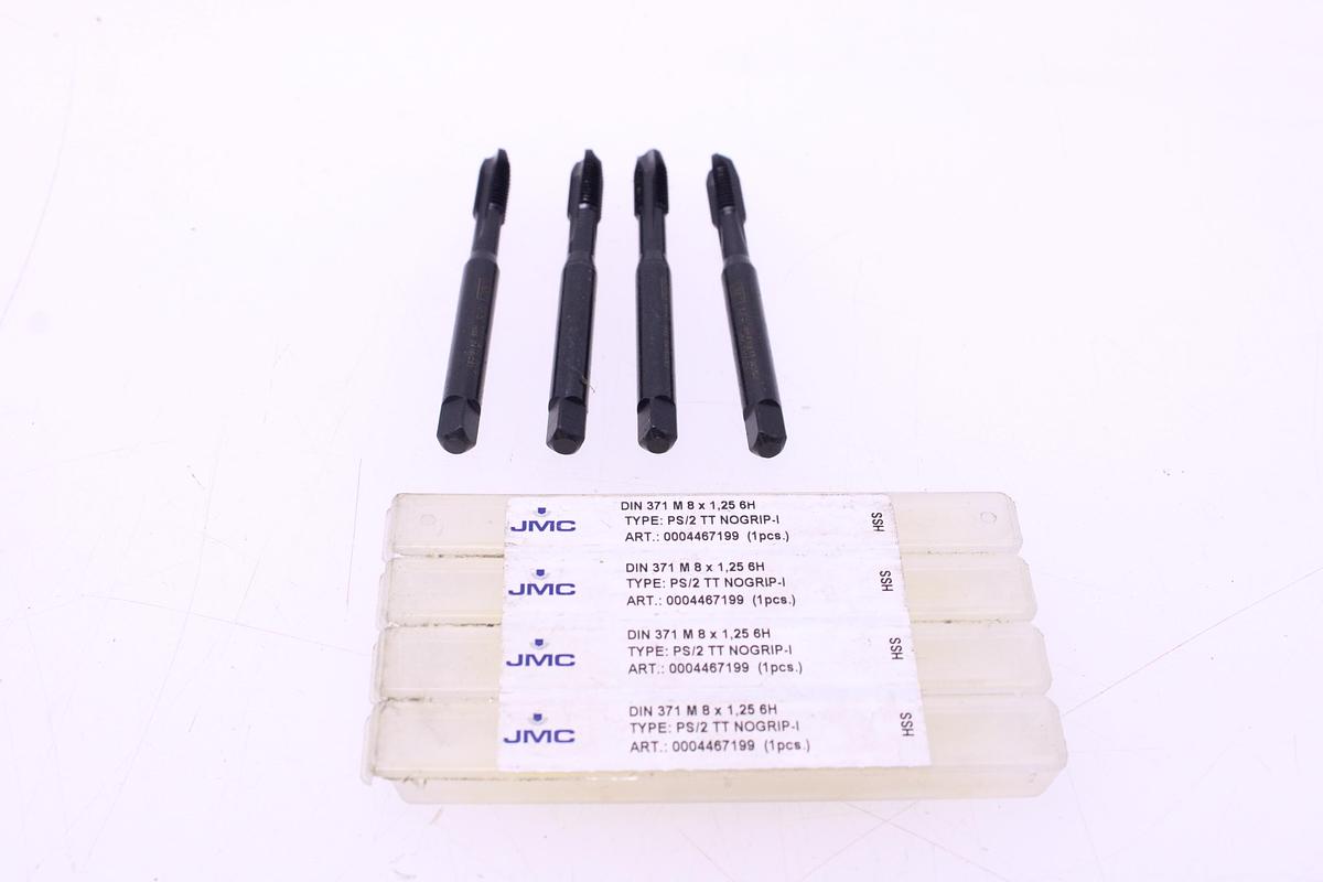 Usado Lote Machos de Roscar JMC DIN 371 M8 x 1,25 - 9 Unidades