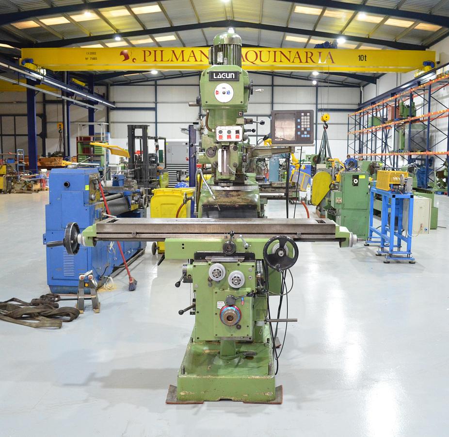 Usado Fresadora torreta Lagun FTV-4 visualizador Fagor X Y Z