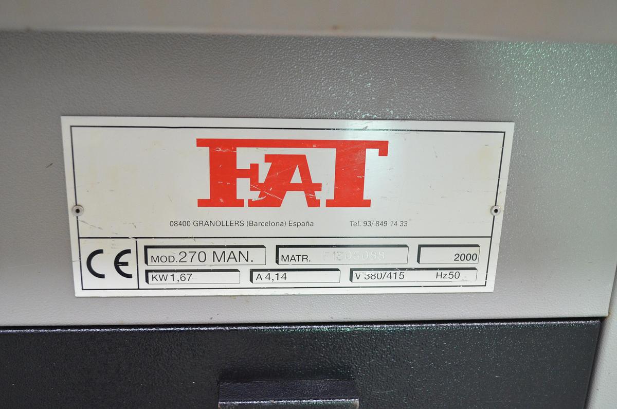 Usado Sierra cinta manual FAT 270 M - 2000