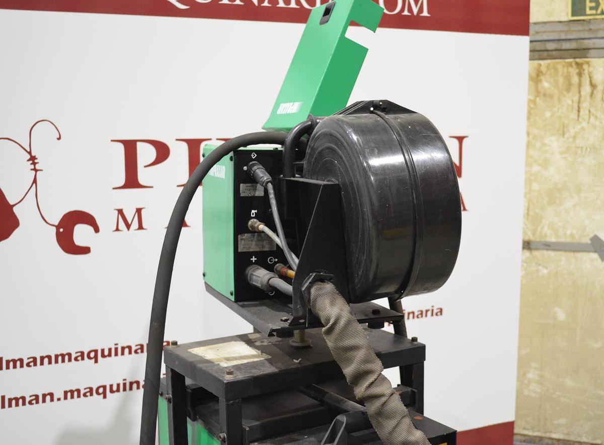 Usado Maquina soldar mig pulsada Praxair - Ewm Phoenix 400 con devanadera Phoenix Drive 4L