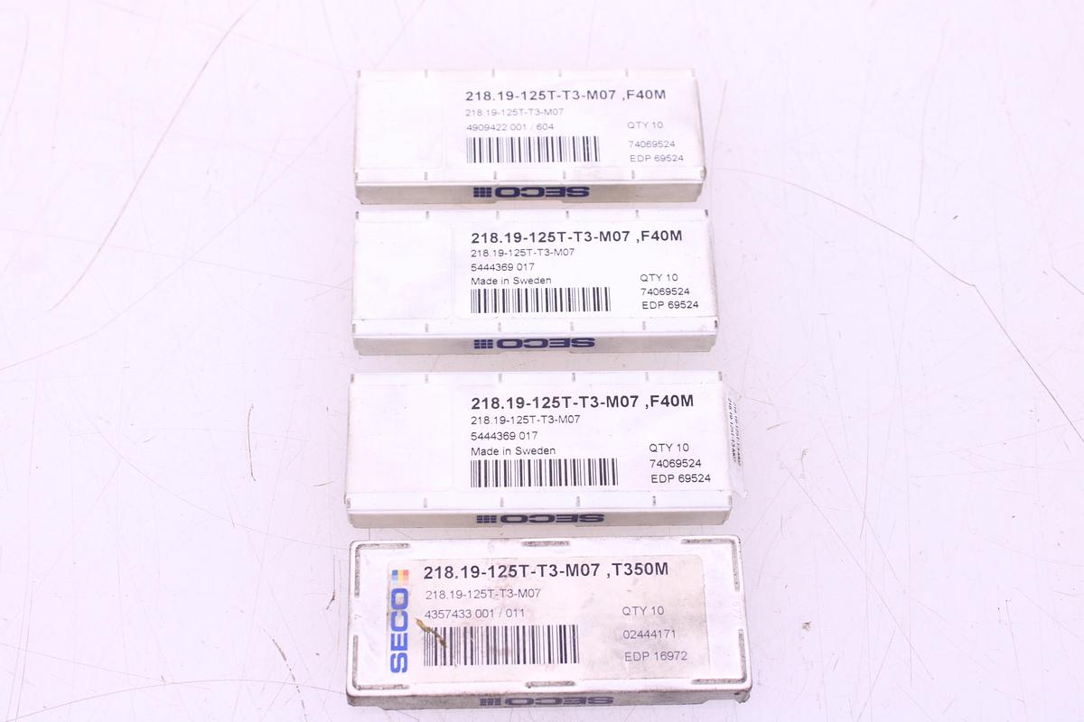 Usado Fresa Portaplaquitas 30mm + Widias 218.19-125T-T3-M07