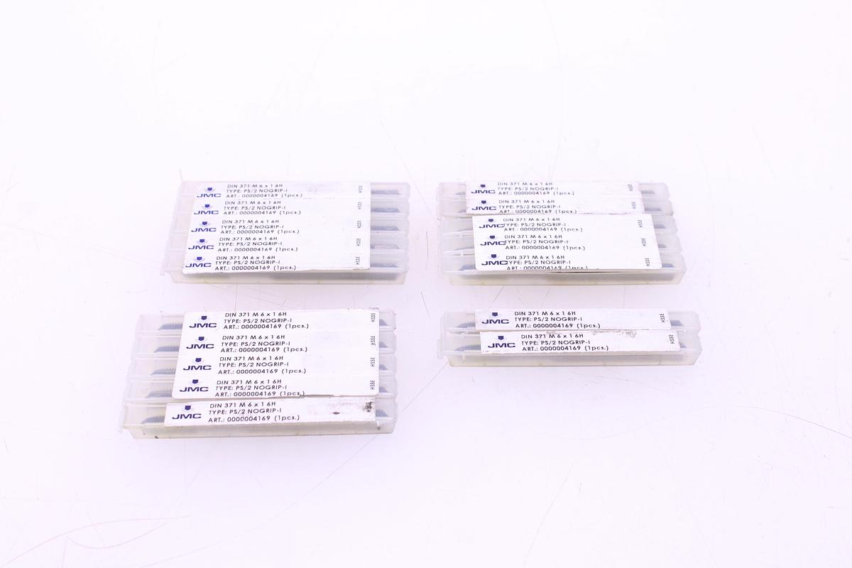 Usado Lote Machos de Roscar JMC DIN 371 M6 x 1,00 - 17 Unidades