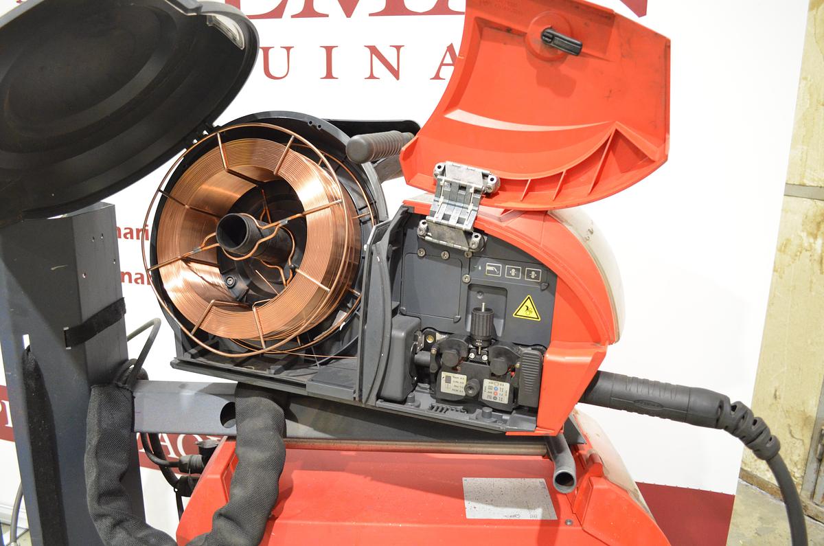 Usado Maquina soldar mig pulsada Fronius TPS 320i con devanadera WF 25i