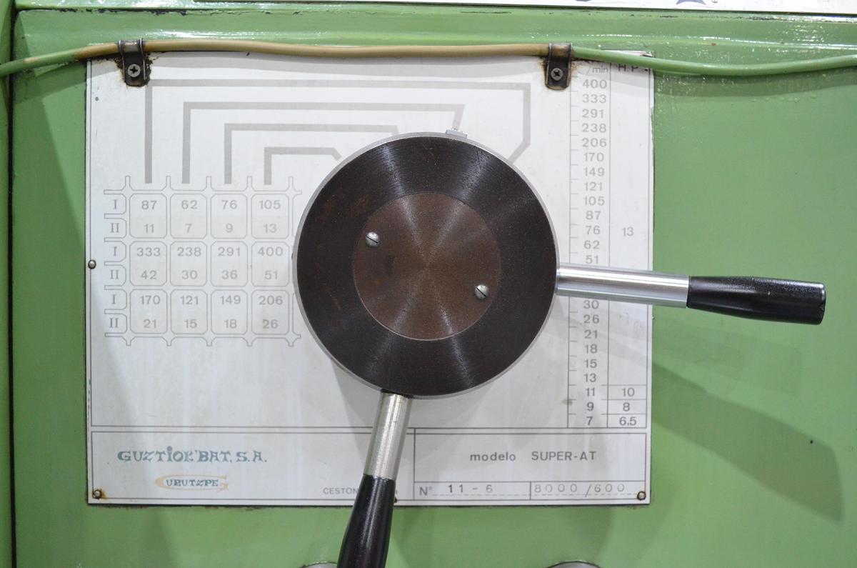 Usado Torno Gurutzpe Super AT 8000-600 - 8m 1200 volteo