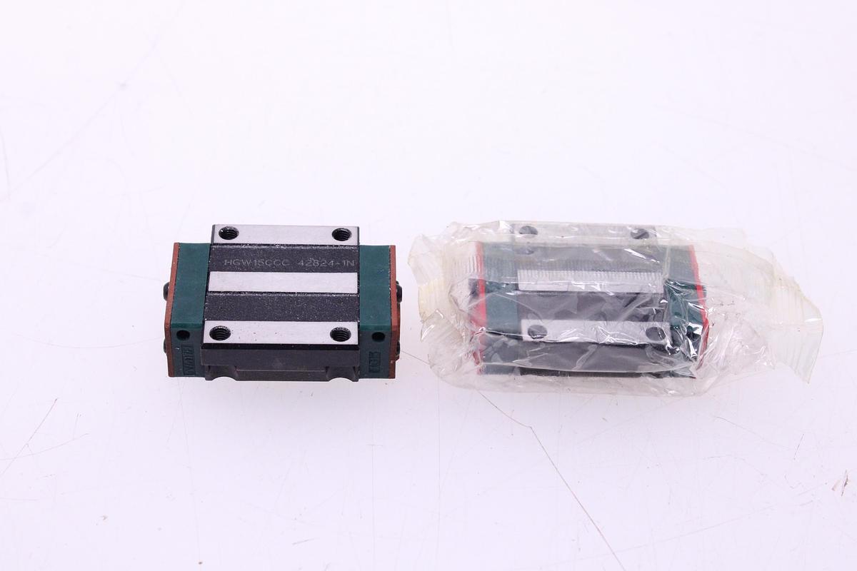 Usado Patín Lineal HIWIN HGW15C - 2 Unidades