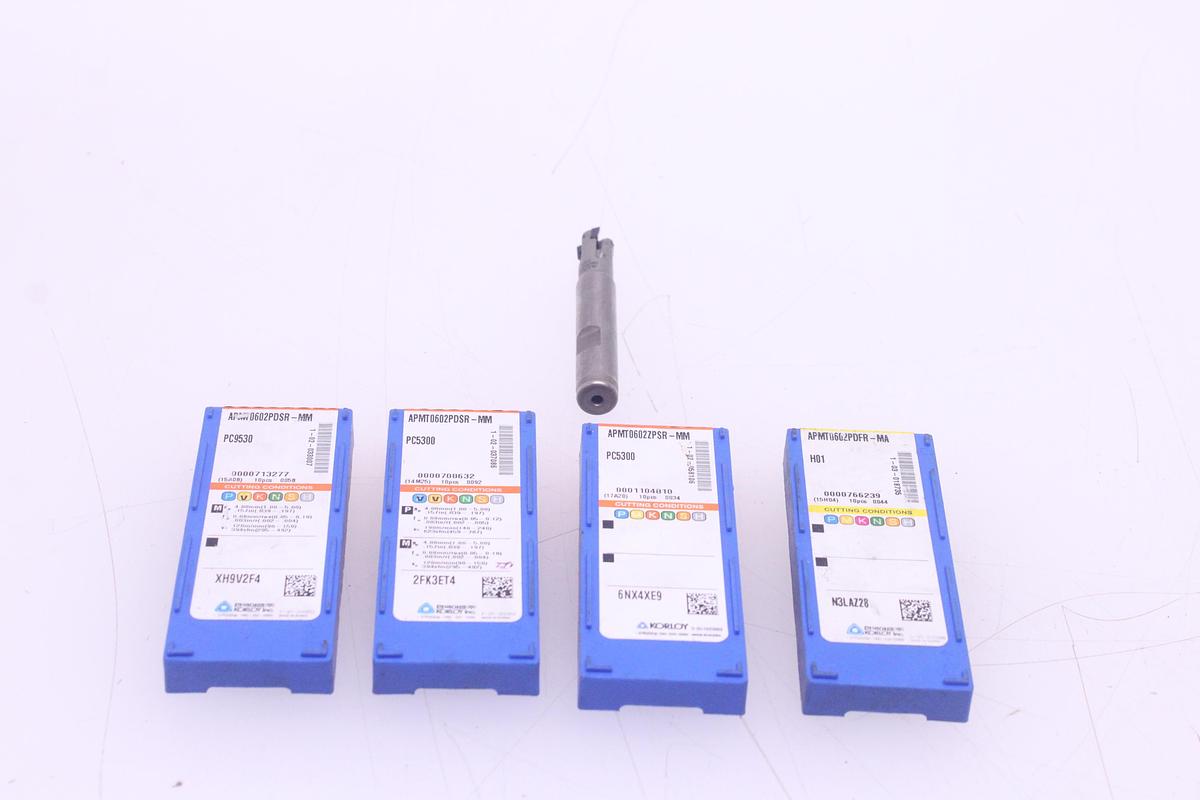 Usado Fresa y Plaquitas de Widia APMT0602