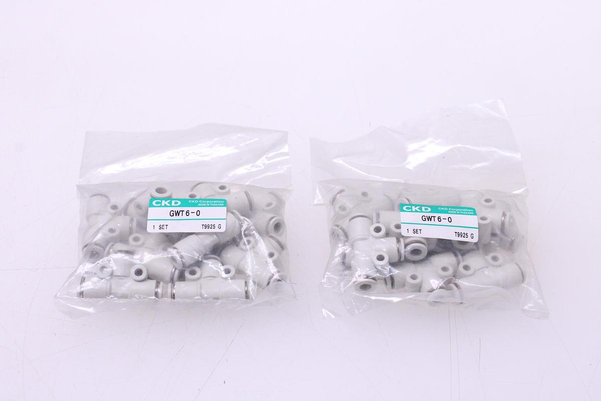 Usado Racores Conector en T M6 - 20 Unidades CKD GWT 6-0
