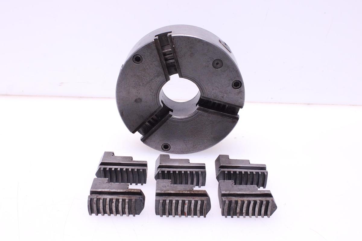 Usado Plato de Torno 3 Garras 250mm + Juegos de Garras