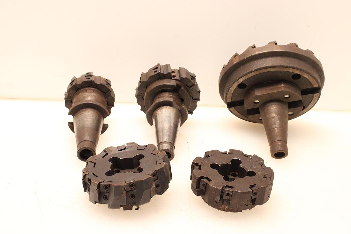 Usado Lote Portafresas DIN 2080 Con Fresa