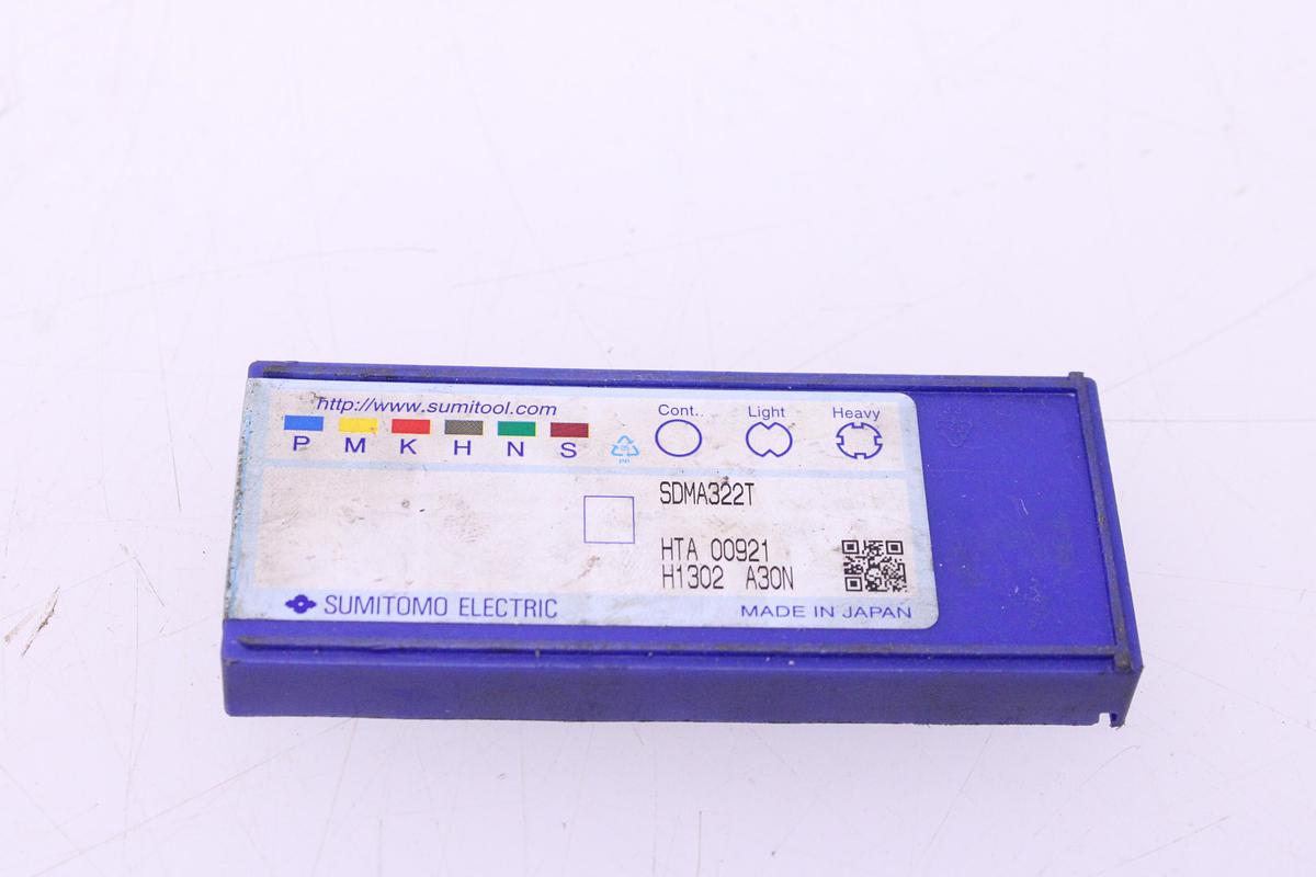 Usado Plaquitas de Widia Sumitomo SDMA322T