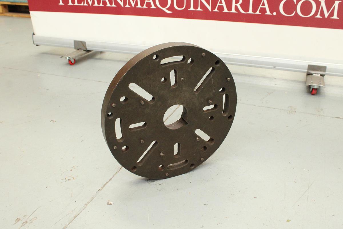 Usado Plato Plano para Torno 378 mm