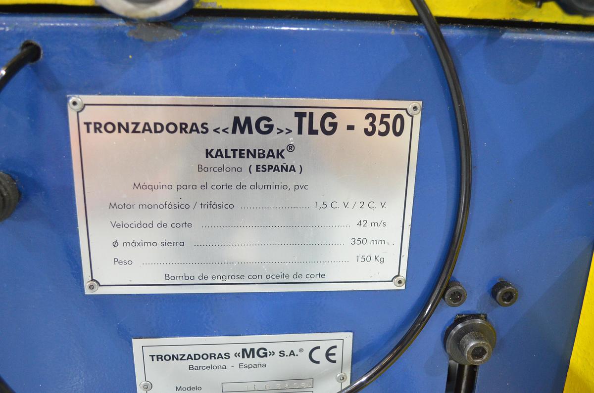 Usado Tronzadora aluminio manual MG TLG-350 SA