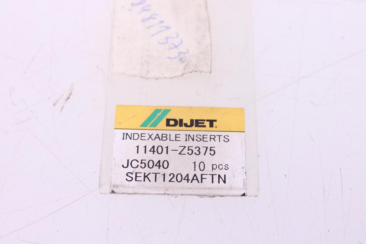 Usado Plaquitas de Widia Dijet SEKT1204AFTN