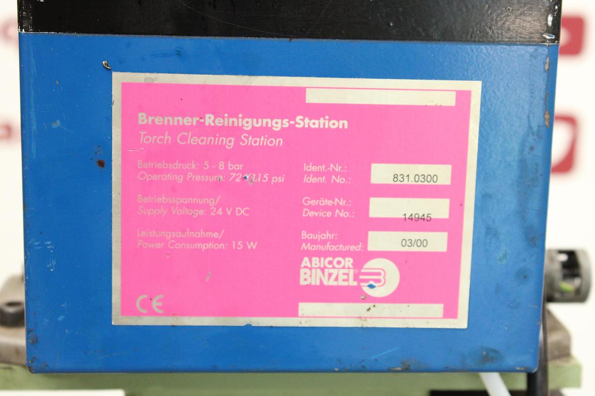 Usado Estación Limpieza Quemadores BINZEL ABICOR 831.0300