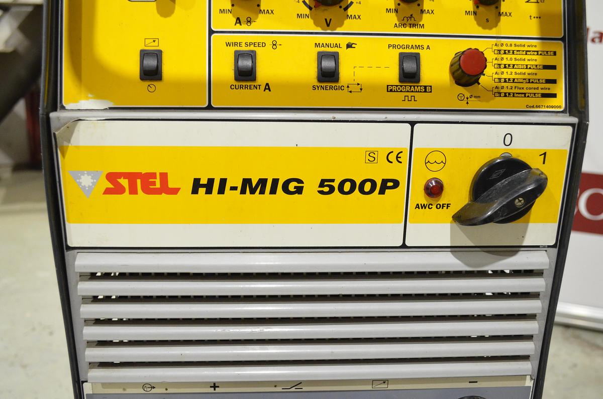 Usado Soldadora mig pulsada y refrigerada STEL Hi-MIG 500P