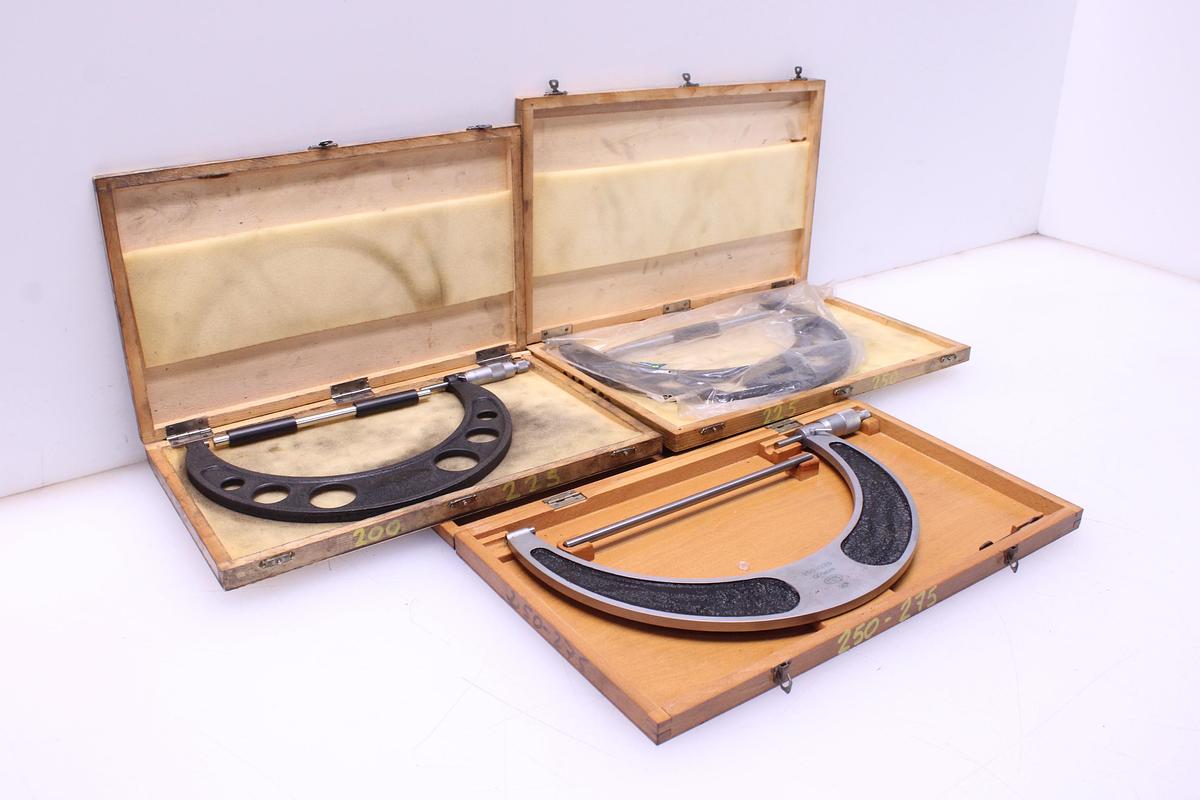 Usado Kit Micrómetros Exteriores Métrica 200 - 275 mm