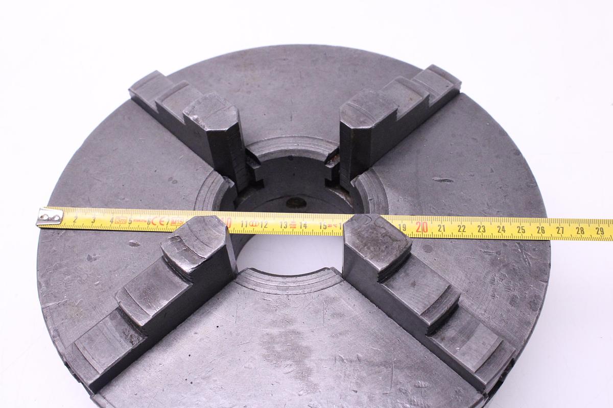 Usado Plato de Torno 4 Garras 265 mm + Juego 4 Garras