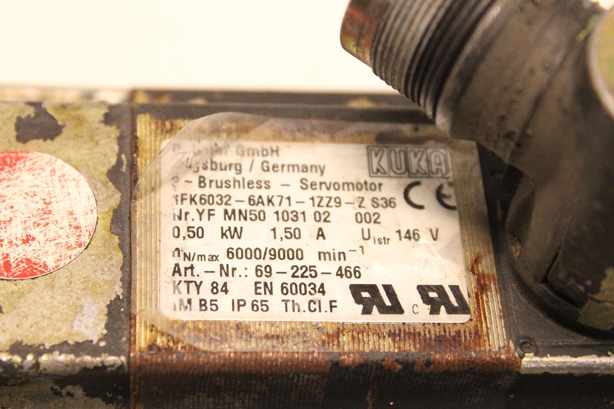 Usado Servomotor KUKA 1FK6032-6AK71-1ZZ9-Z S36