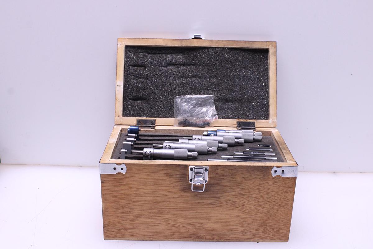 Usado Juego Micrometros Exteriores 0-150 mm