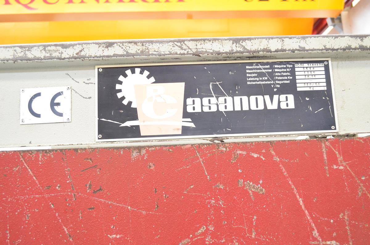 Usado Cizalla hidráulica Casanova VC-26 3100x20mm