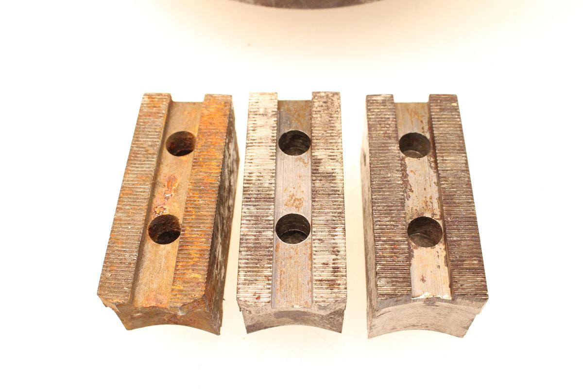 Usado Plato 3 Garras para Torno 240mm + Juego 3 Garras