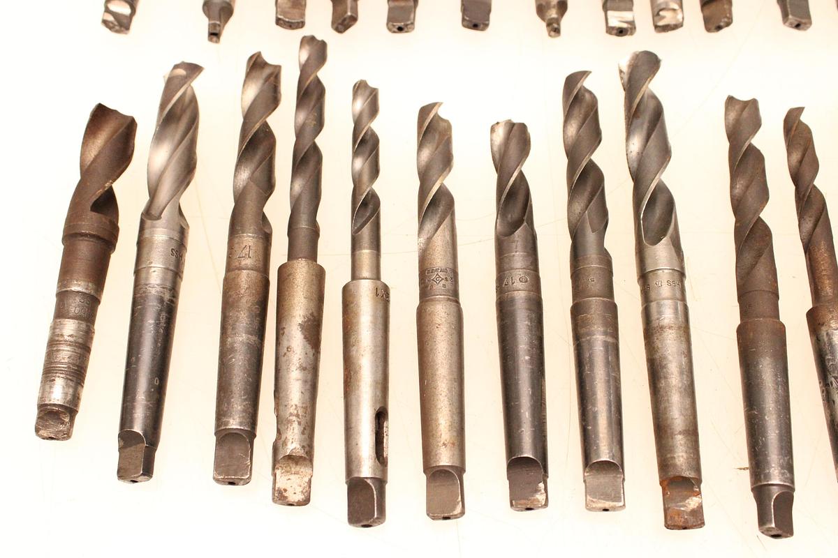 Usado 27 Brocas cono morse MT2 - 11,50 hasta 24,25mm