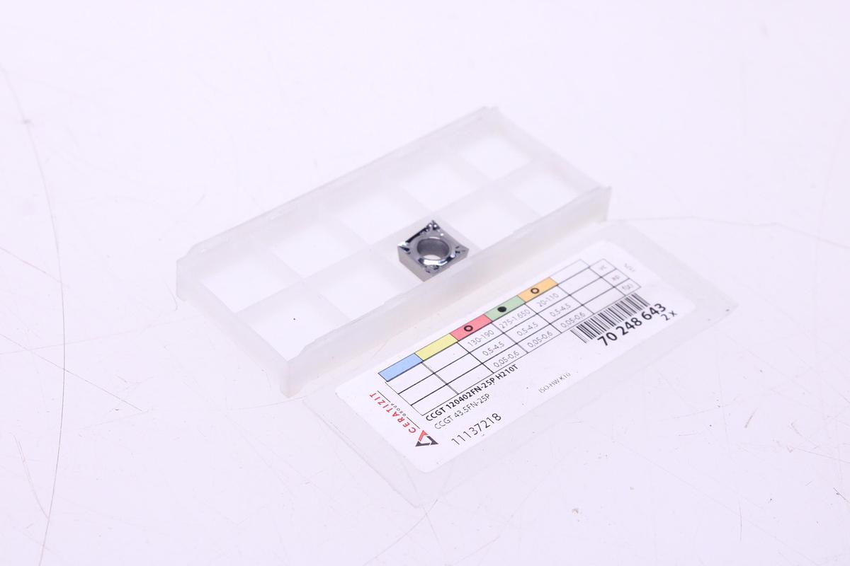 Usado Plaquitas de Widia Ceratizit CCGT120402FN