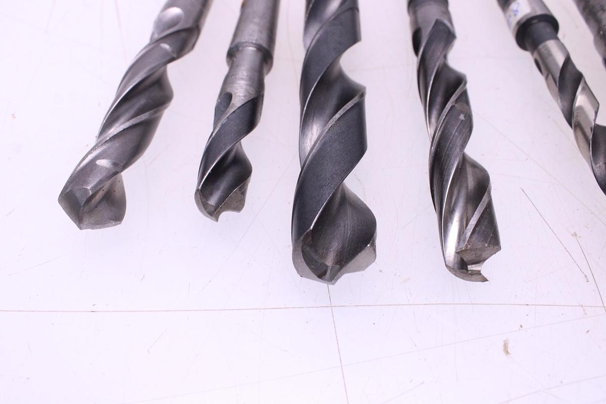 Usado Lote Brocas Taladro 15-23 mm Mango Cónico MT2 - 16 Unidades