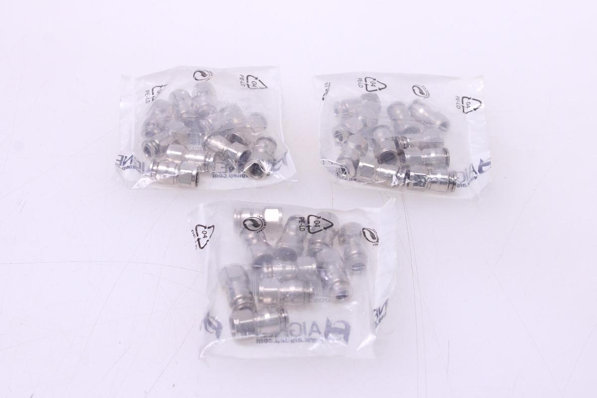 Usado Racores Conector Recto Hembra M6 + Rosca 1/8" - 30 Unidades AIGNEP 5703000002