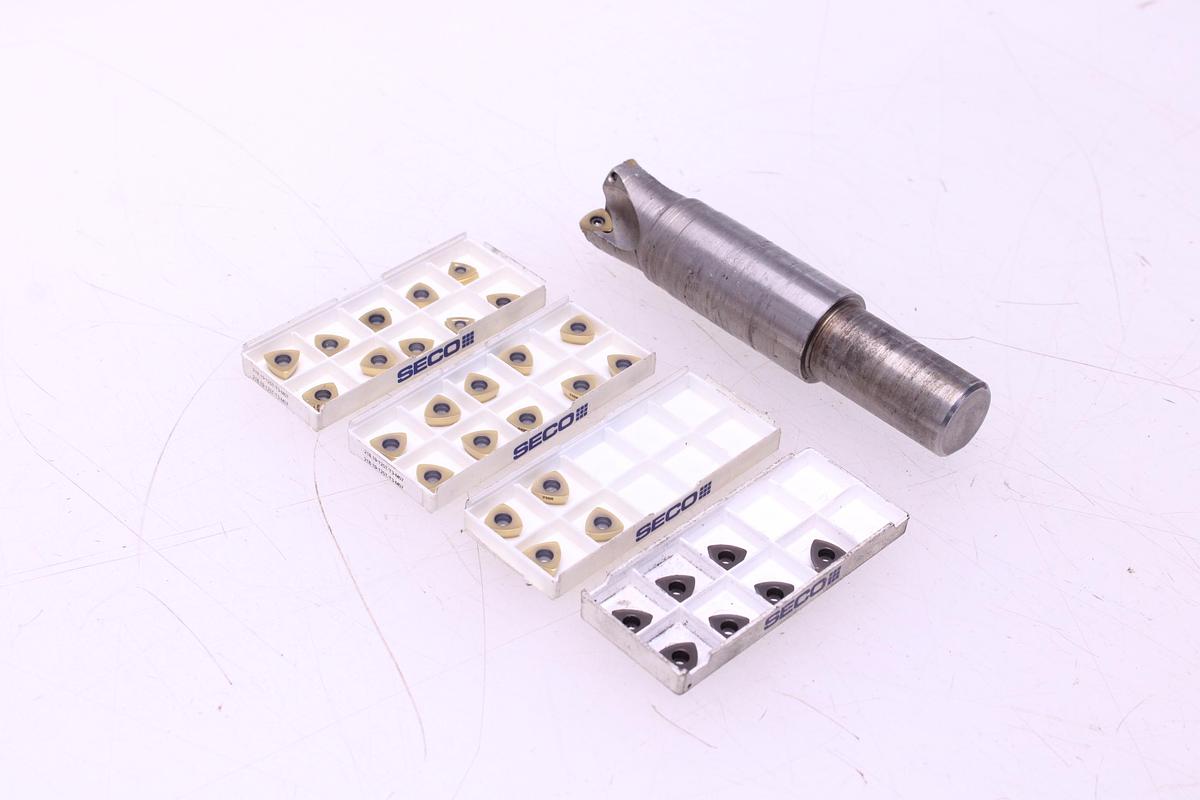 Usado Fresa Portaplaquitas 30mm + Widias 218.19-125T-T3-M07