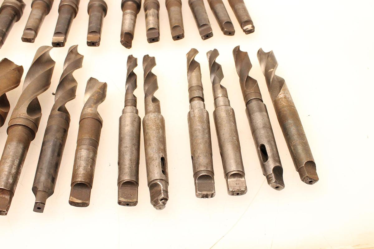 Usado 33 Brocas Mango Cónico MT4 - 17,5 hasta 64 mm