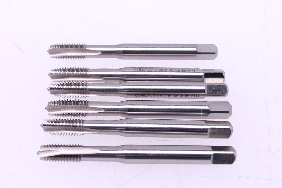 Usado Lote Machos de Roscar Izar M10x1,50 - 12 Unidades