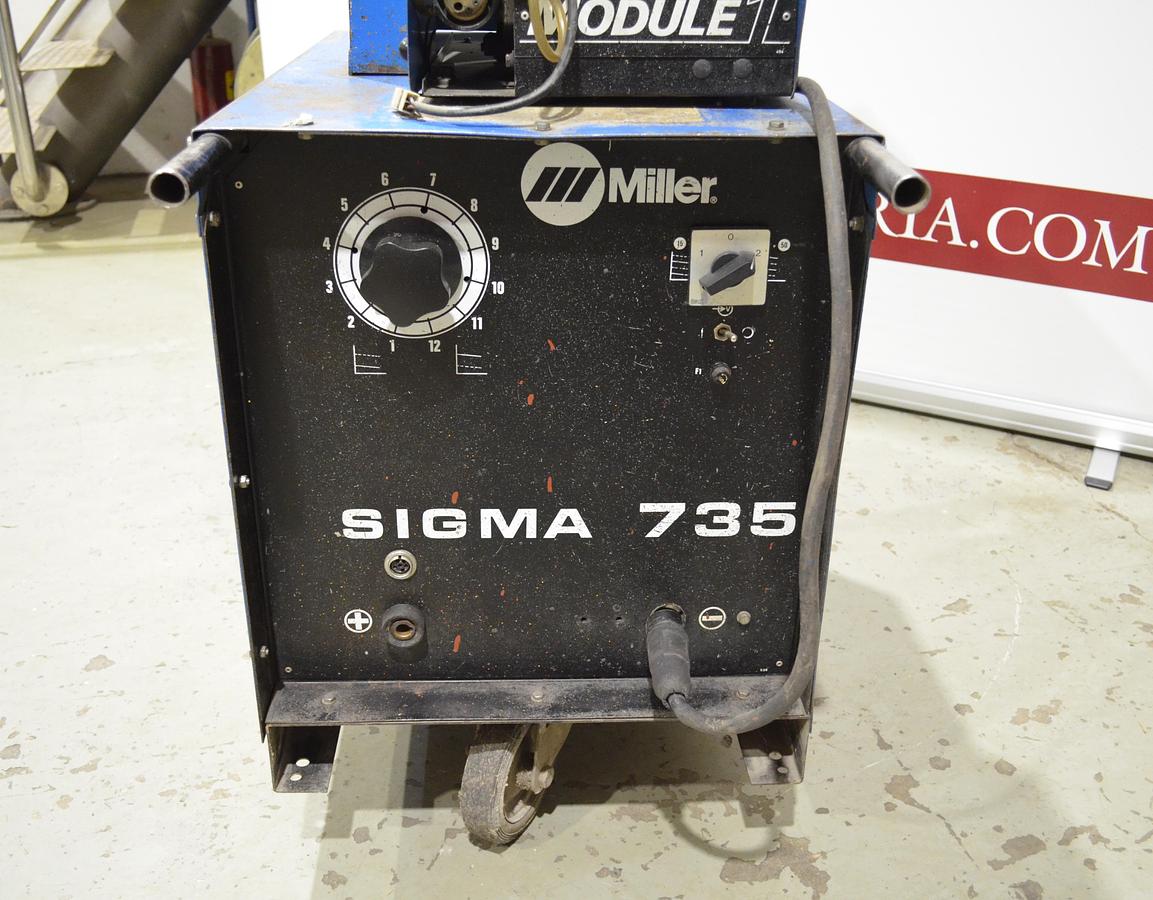 Usado Maquina soldar hilo Miller Sigma 735 con devanadera Module 1