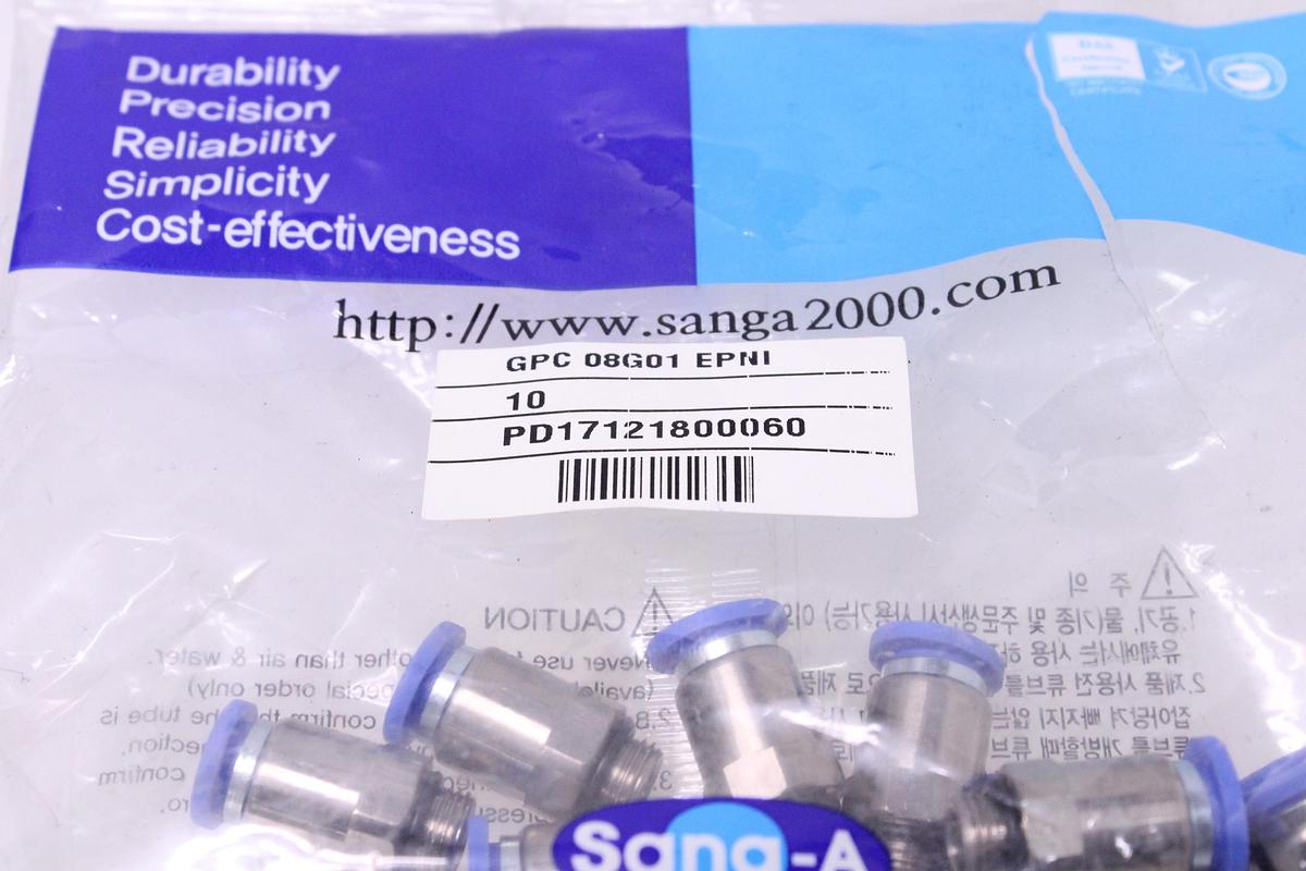 Usado Racores Sang-A GPC 08G01 EPNI - 30 Unidades