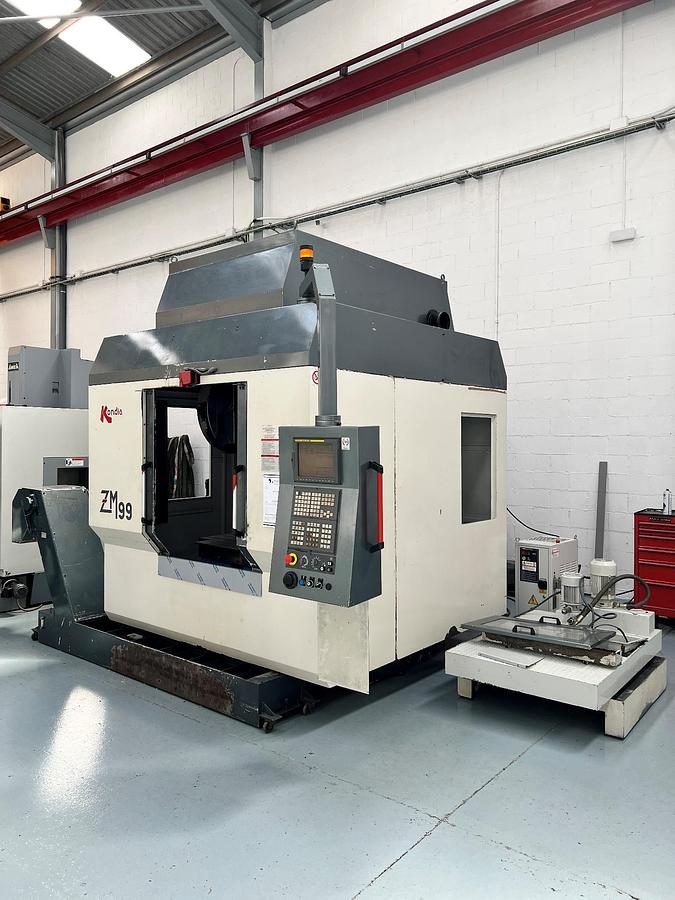 Usado Centro mecanizado KONDIA ZM 99 MF cnc FANUC - 4 ejes