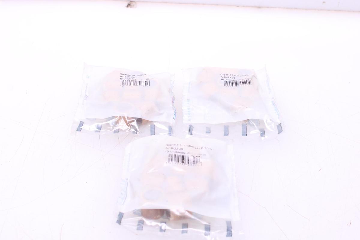 Usado Cojinete Autolubricado Bronce SELFOIL A-12-16-15 - 30 Unidades