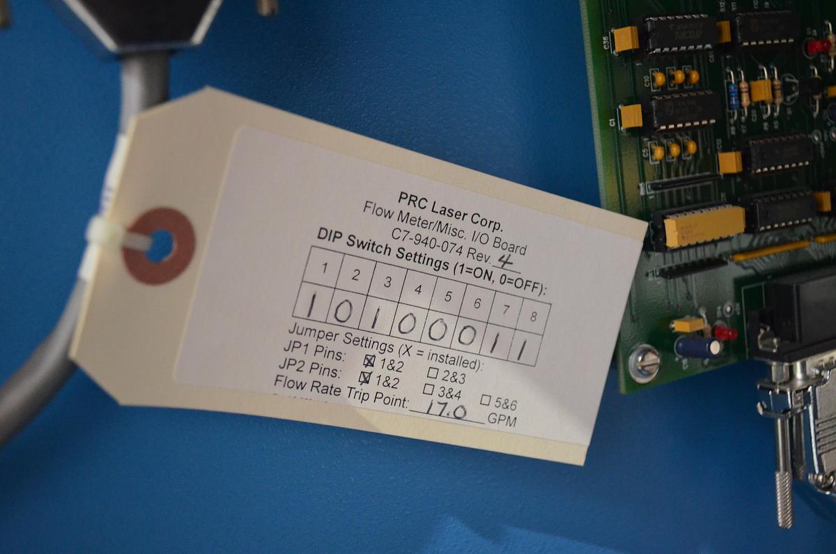 Usado Tarjeta Flow Meter/Misc I/O Board Assembly C7-940-074-4