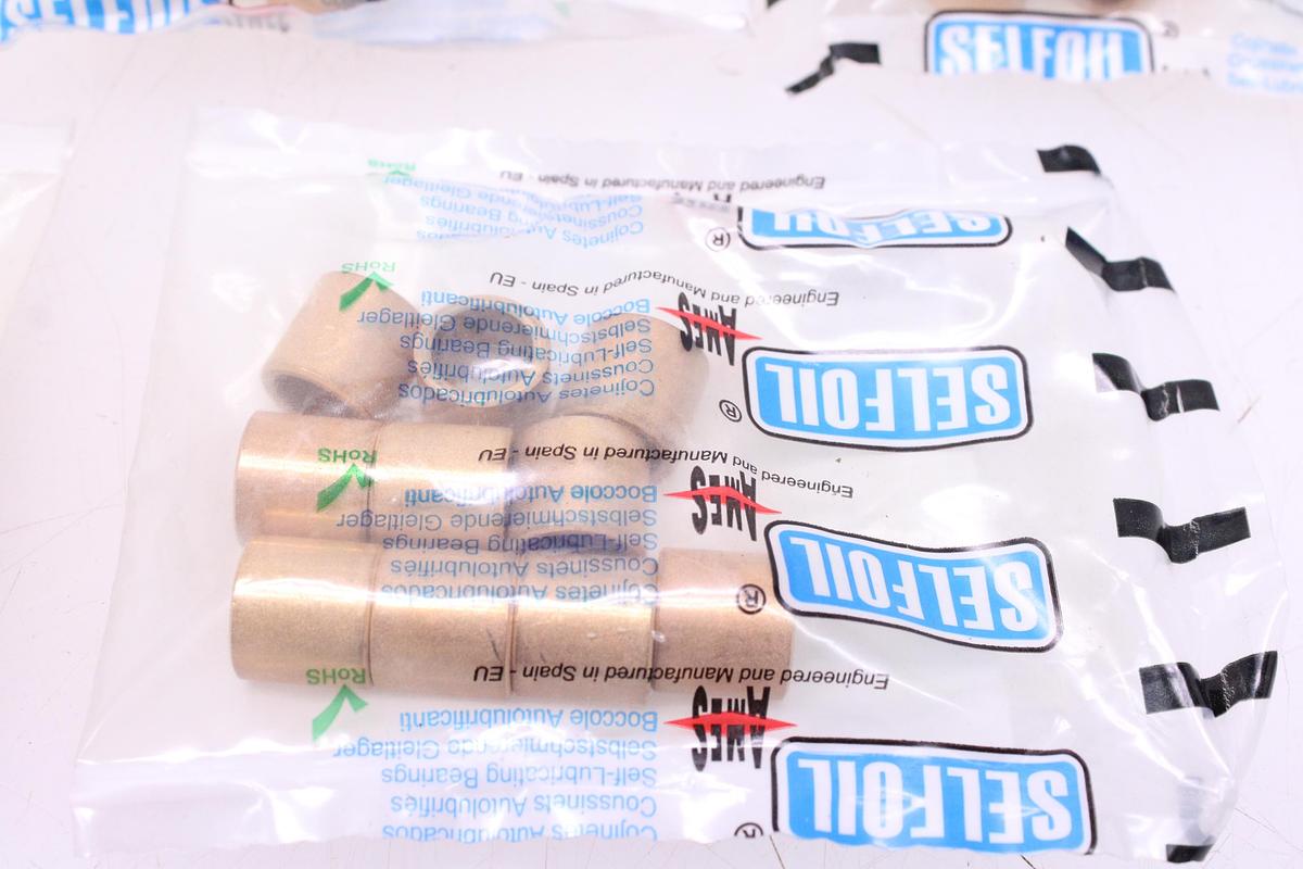 Usado Cojinete Autolubricado Bronce SELFOIL A-12-16-15 - 50 Unidades