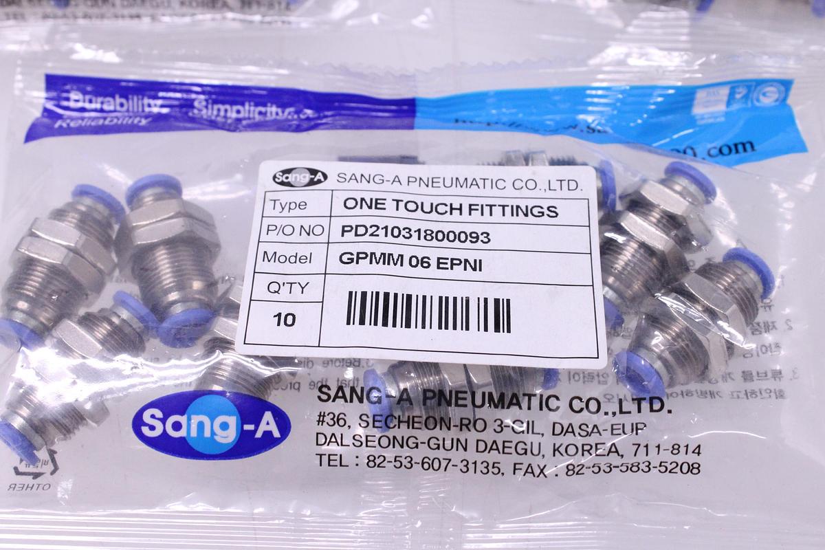 Usado Racores Sang-A GPMM 06 EPNI - 30 Unidades