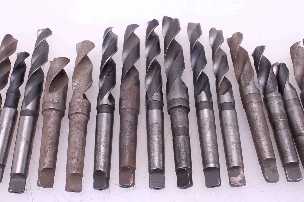 Usado 16 Brocas Taladro Mango Cónico Morse MT3