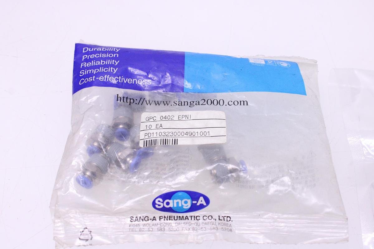 Usado Racores Conector Recto M4 + Rosca 1/4" - 20 Unidades Sang-A GPC 0402 EPNI